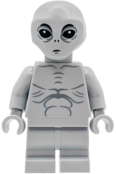 Gray Alien Colonist Minifigure - idea288