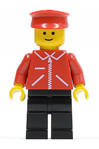Male in Red Jacket Minifigure - jred014