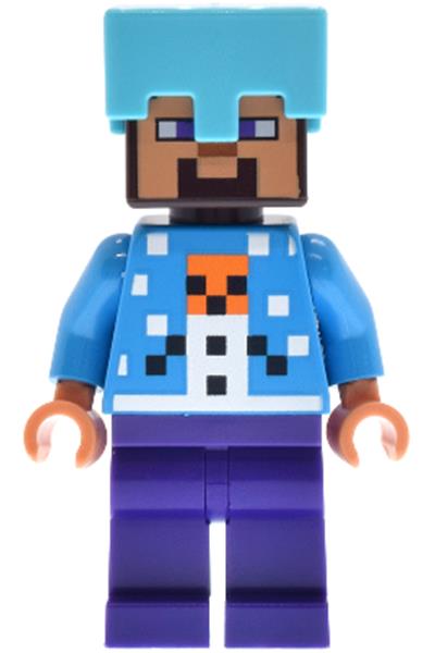 Steve in Holiday Snow Golem Sweater [min237] - Minecraft