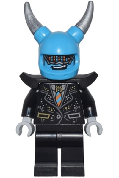 Silver Horn Demon Minifigure - mk144