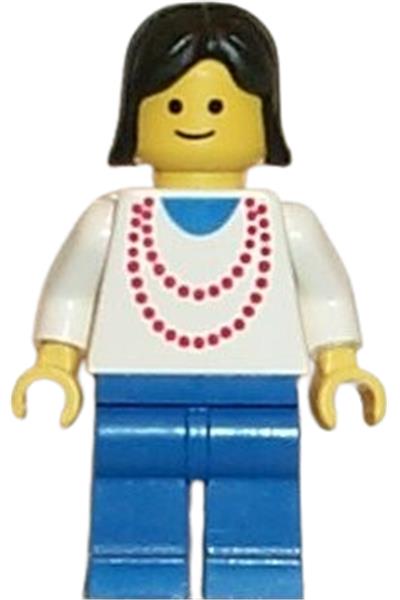 Female with Red Necklace Minifigure - ncklc008