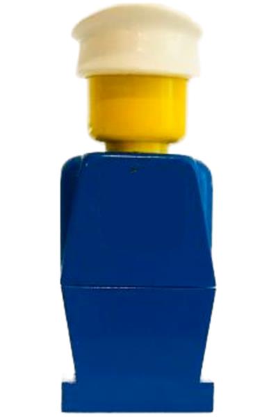 Legoland Figure White Hat - old008