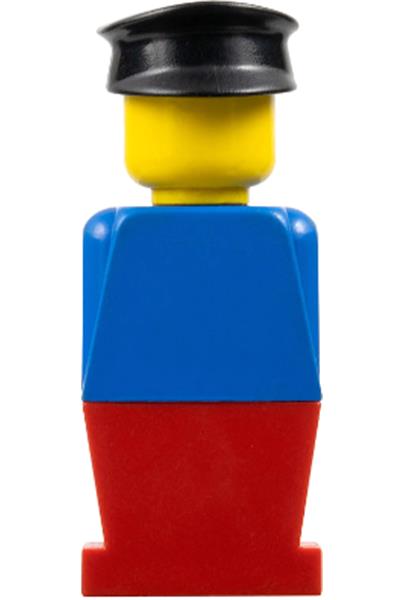 Legoland Figure Black Hat - old013