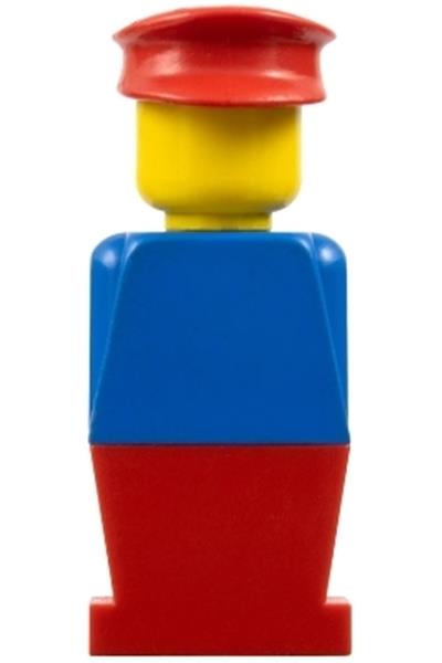 Legoland Figure Red Hat Minifigure - old015