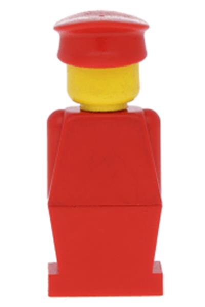 Legoland Figure Red Hat Minifigure - old025