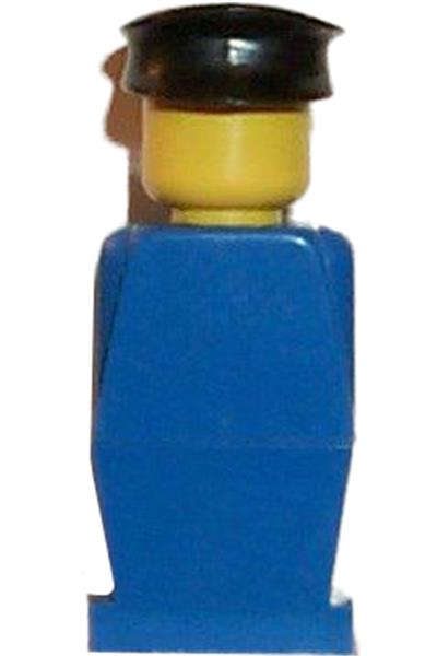 Legoland Figure Black Hat [old035] - Legoland