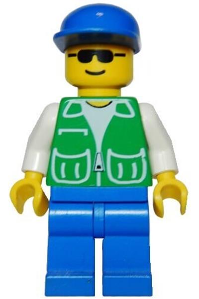 Male in Green Jacket Minifigure - pck015