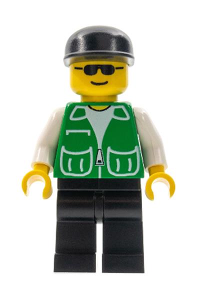 Male in Green Jacket Minifigure - pck021