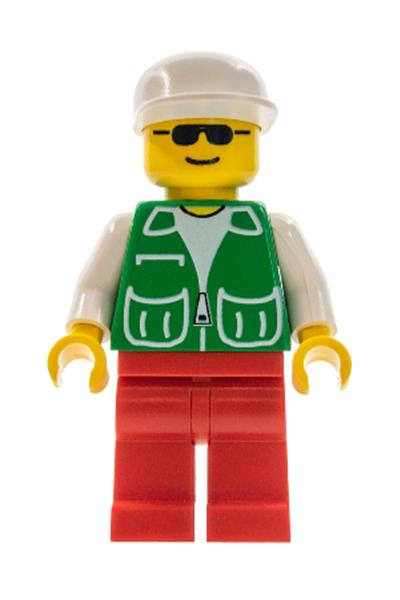Male in Green Jacket Minifigure - pck025