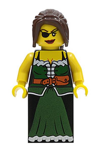 Pirate Female Minifigure [pi126] - Gear