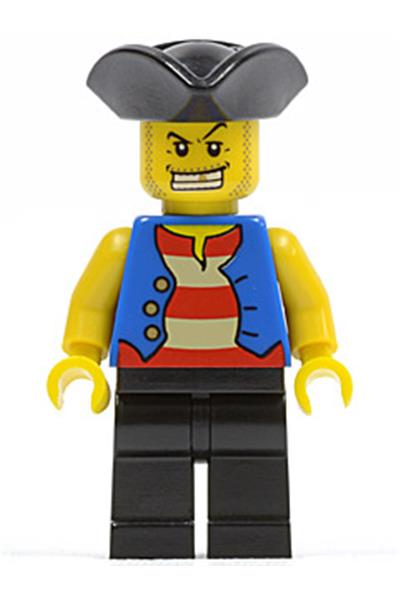 Pirate Blue Vest Minifigure [pi127] - Gear