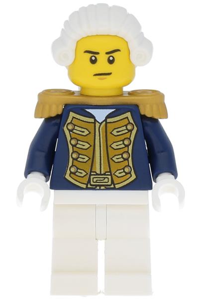 Admiral Minifigure [pi149a] - Pirates