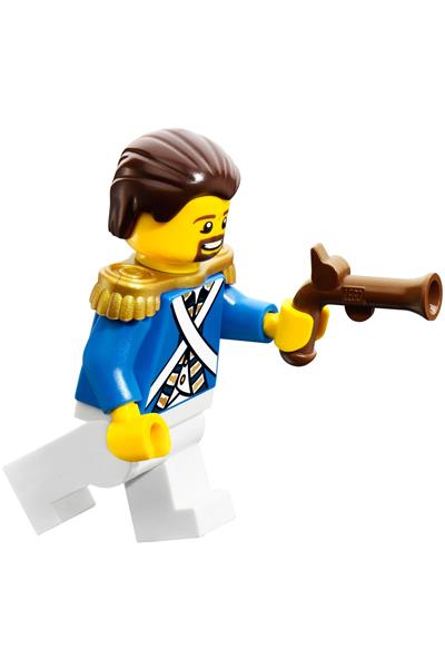 Bluecoat Sergeant Minifigure [pi150] - Pirates