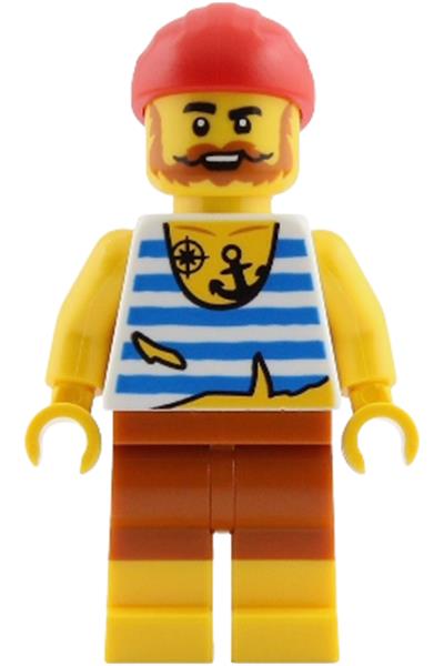 Male Pirate Minifigure - pi201