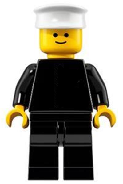 Male Police Officer with Black Pain Torso - pln106