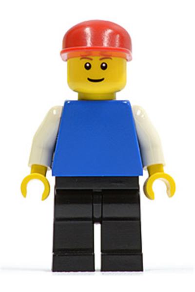Male with Plain Blue Torso [pln162] - Bricks And More