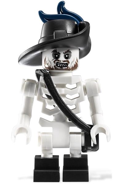 Skeleton Barbossa Minifigure [poc003] - Pirates Of The Caribbean