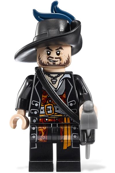 Hector Barbossa Minifigure [poc004] - Pirates Of The Caribbean