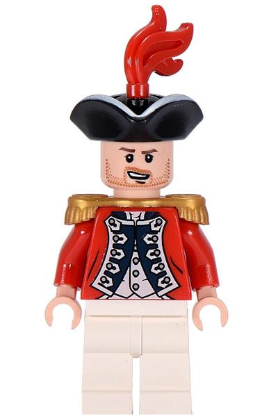 King George's Officer Minifigure [poc018] - Pirates Of The Caribbean