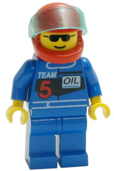 Racing Team 5 Member Minifigure [rac003] - Town