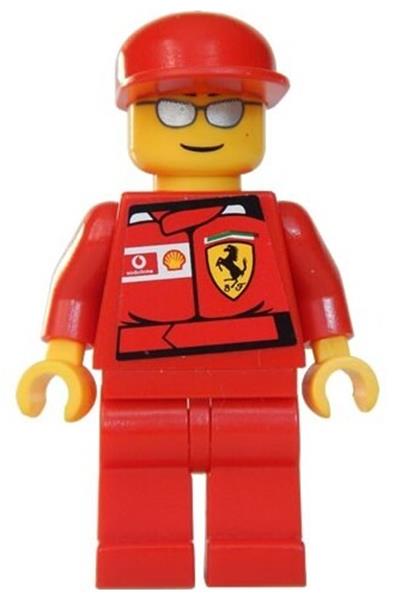 F1 Ferrari Engineer Minifigure [rac030s] - Racers