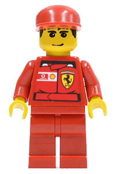 F1 Ferrari Record Keeper Minifigure [rac031bs] - Racers