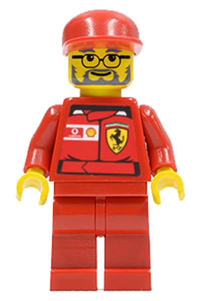 F1 Ferrari Engineer Minifigure [rac032bs] - Racers