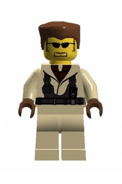 Hot Rod Driver Minifigure - rac040