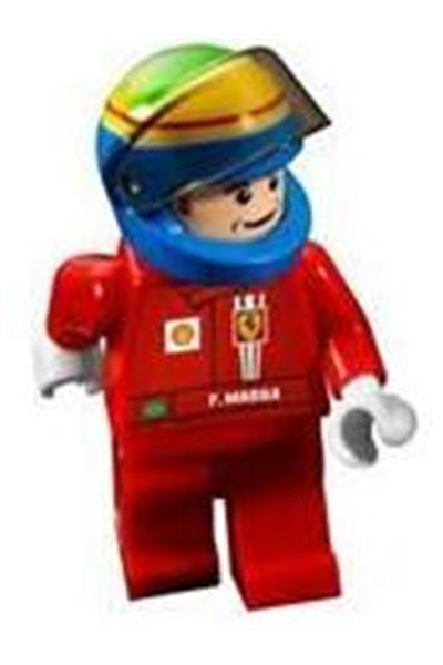Felipe Massa Minifigure [rac043s] - Racers