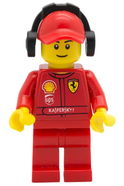 F1 Ferrari Marshall Minifigure [rac056] - Racers