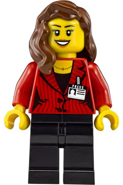 Press Woman / Reporter Minifigure - sc011