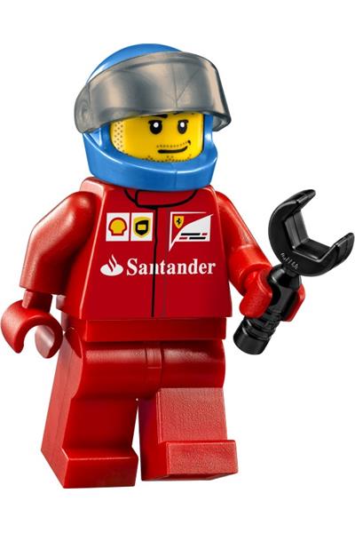 Ferrari Race Car Driver Minifigure - sc012