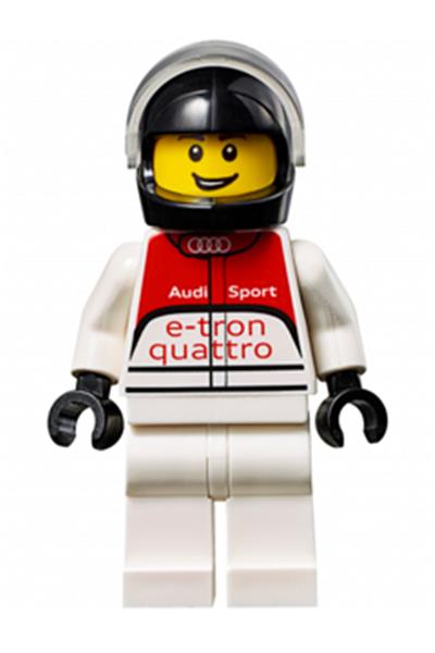 Audi R18 Driver Minifigure [sc024] - Speed Champions