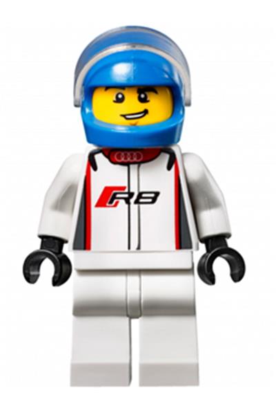 Audi R8 Driver Minifigure [sc025] - Speed Champions