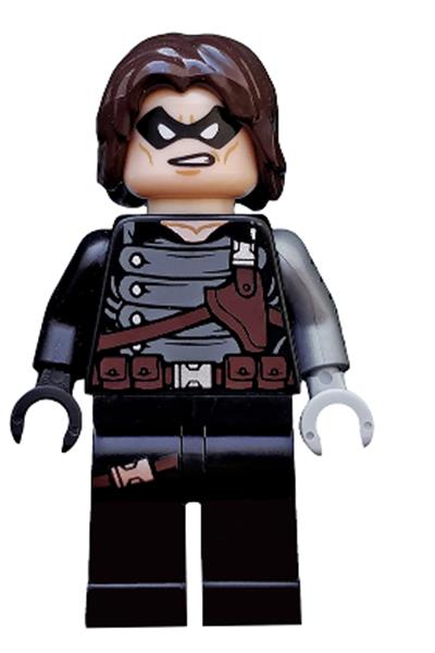 Winter Soldier Minifigure [sh181] - Marvel Super Heroes