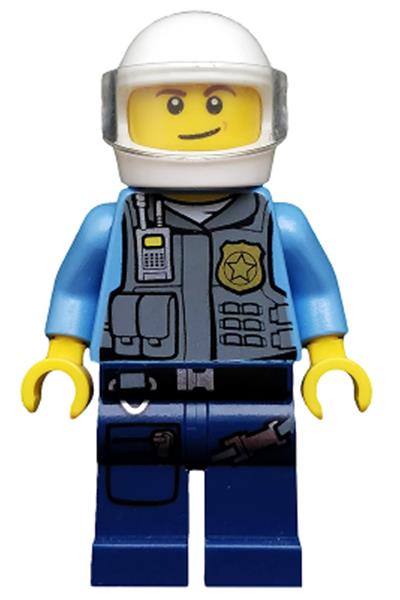 Police Officer Minifigure [sh203] - Juniors