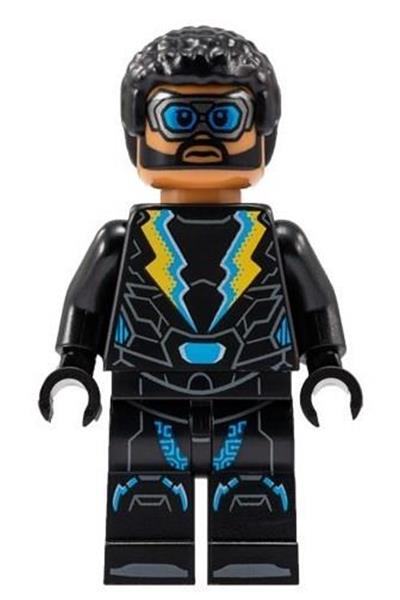 Black Lightning Minifigure [sh521] - Dc Comics Super Heroes