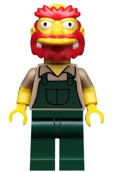 Groundskeeper Willie Minifigure - sim039