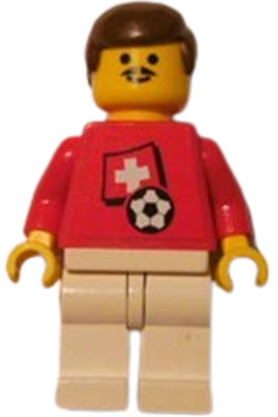 Swiss Player Minifigure - soc018s03