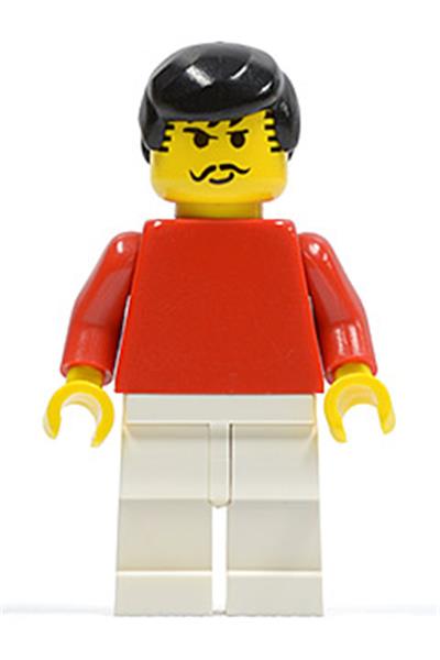 Soccer Player Red/White Team Player 3 - soc030