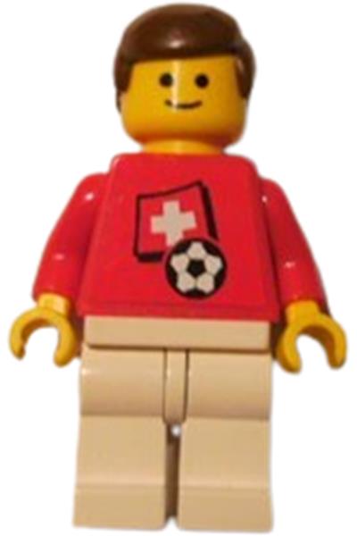Swiss Player Minifigure - soc036s03