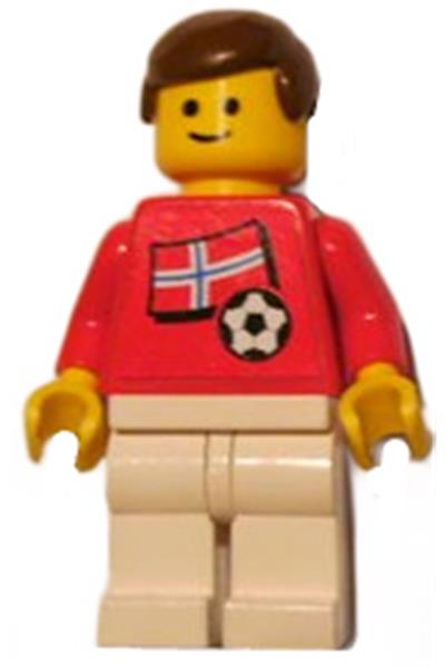 Norwegian Player Minifigure - soc036s05