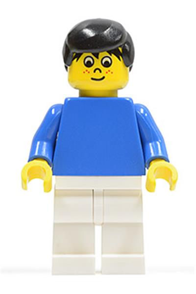 Soccer Player Blue/White Team Player 5 - soc039