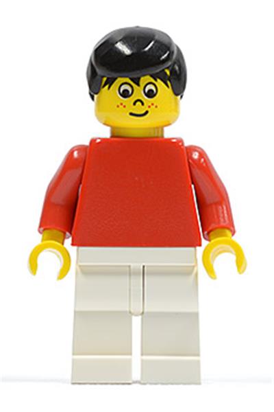 Soccer Player Red/White Team Player 5 - soc040