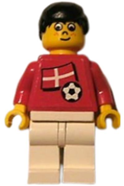 Danish Player Minifigure - soc040s01