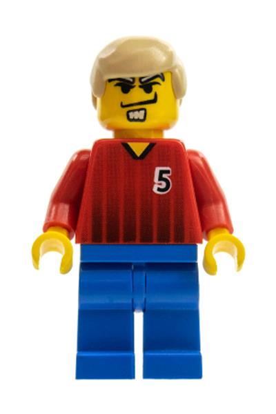 Soccer Player Red/Blue Team 5 - soc063