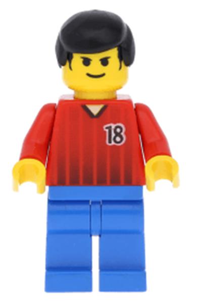 Soccer Player Red/Blue Team - soc070