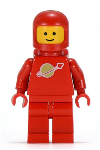 Red Classic Spaceman Minifigure - sp005