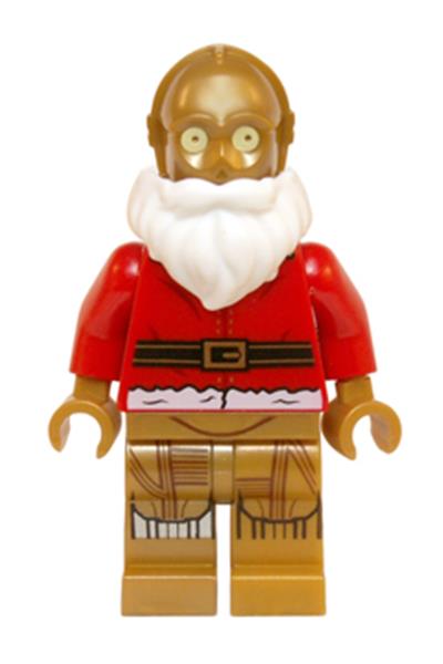 Santa C-3PO Minifigure - sw0680