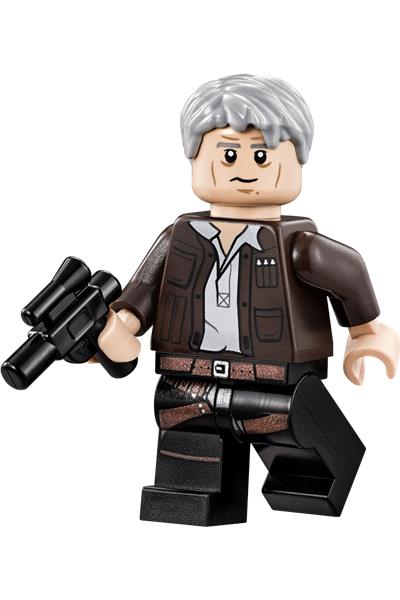 Old Han Solo Minifigure - sw0841